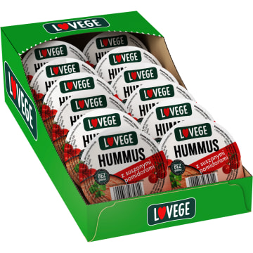 LOVEGE Hummus z suszonymi pomidorami bezglutenowy