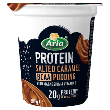Pudding proteinowy o smaku słonego karmelu