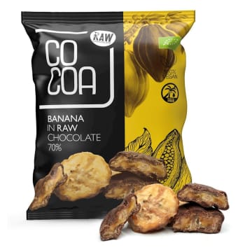 COCOA Banany w surowej czekoladzie BIO