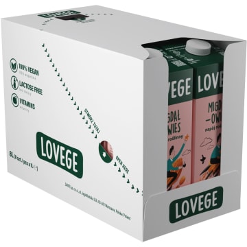 LOVEGE Napój Migdałowo-Owsiany Bez Cukru