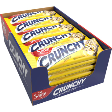 SANTE CRUNCHY Baton czekoladowo-bananowy