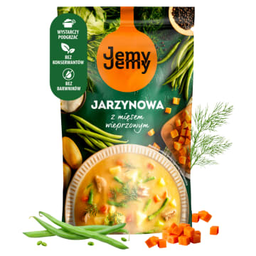Zupa jarzynowa z mięsem wieprzowym