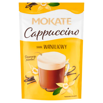 MOKATE Cappuccino o sm. waniliowym (rozpuszczalne)