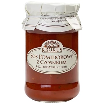 KROKUS Sos pomidorowy z czosnkiem (bez dodatku cukru)