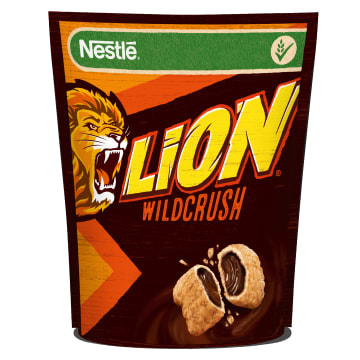 NESTLÉ LION WILDCRUSH Płatki czekoladowo- karmelowe