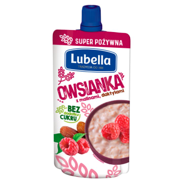 LUBELLA Owsianka z malinami i daktylami