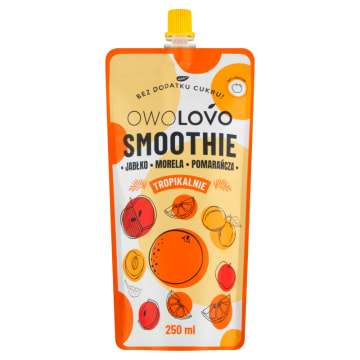 OWOLOVO Smoothie jabłko morela pomarańcza