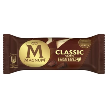 Lody waniliowe w polewie z mlecznej czekolady