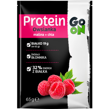 SANTE GO ON! Owsianka proteinowa z maliną i chia