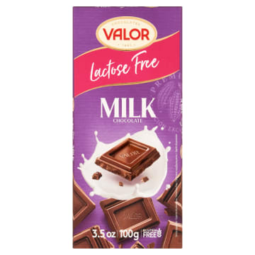 VALOR Czekolada mleczna bezglutenowa bez laktozy