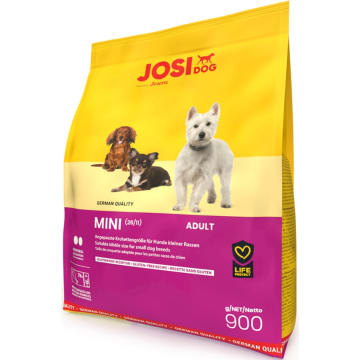 JOSERA JosiDog Mini Suchy pokarm dla dorosłych psów małych ras z kaczką i kukurydzą
