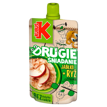 KUBUŚ Drugie śniadanie Mus jabłko + ryż cynamon