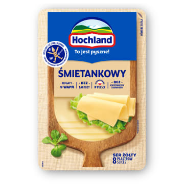 Ser żółty śmietankowy (plastry)