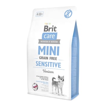BRIT Care Suchy pokarm dla wrażliwych dorosłych psów miniaturowych ras hipoalergiczny bezzbożowy z dziczyzną