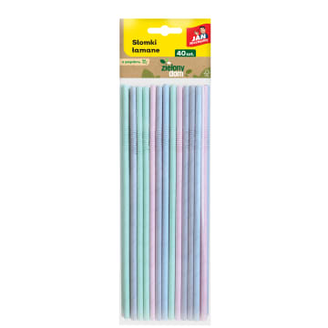Słomki z papieru pastelowe 40 szt.