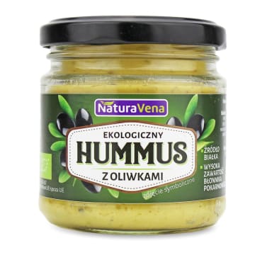 NATURAVENA Hummus z oliwkami BIO