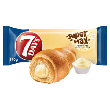 7 DAYS Max Croissant z nadzieniem o smaku waniliowym
