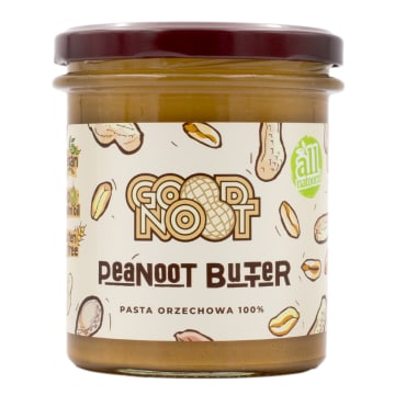 GOOD NOOT Pasta orzechowa 100% PEANOOT BUTTER