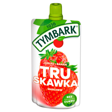 TYMBARK Mus 100% truskawka jabłko banan marchew
