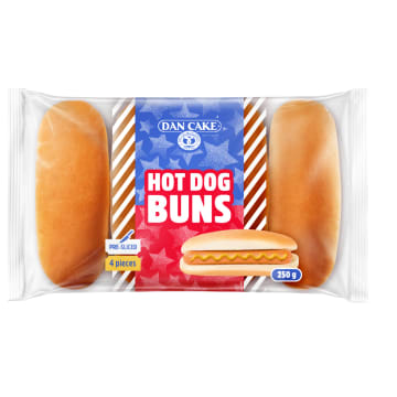 DAN CAKE Hot Dog Buns 4x62,5g