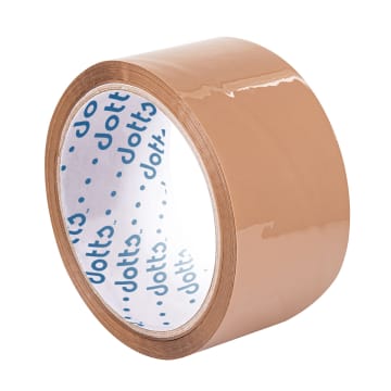 Taśma pakowa kauczukowa 48mmx50mm brązowa