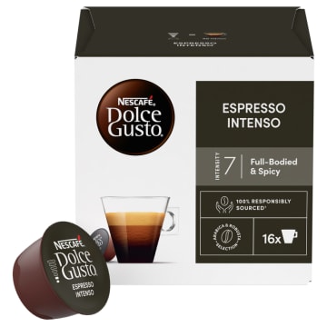 NESCAFÉ Dolce Gusto Espresso Intenso Kawa w kapsułkach (16 kapsułek)