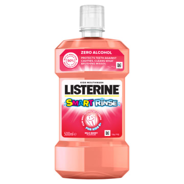 LISTERINE Smart Rinse Płyn do płukania jamy ustnej Berry dla dzieci 6+