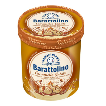 Barattolino Lody o smaku solonego karmelu z dodatkami