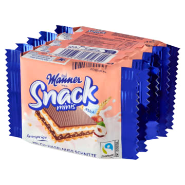MANNER Wafle Minis z orzechami 5x25g