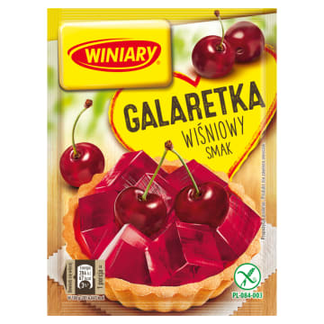 WINIARY Galaretka o smaku wiśniowym bezglutenowa