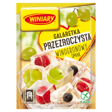 WINIARY Galaretka przezroczysta o smaku winogronowym bezglutenowa