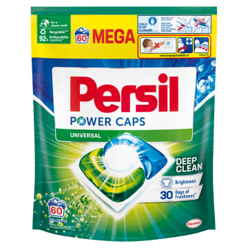 PERSIL Power Caps Kapsułki do prania tkanin białych 60 szt.