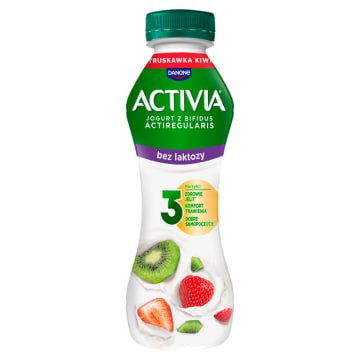 ACTIVIA Jogurt bez laktozy truskawka kiwi