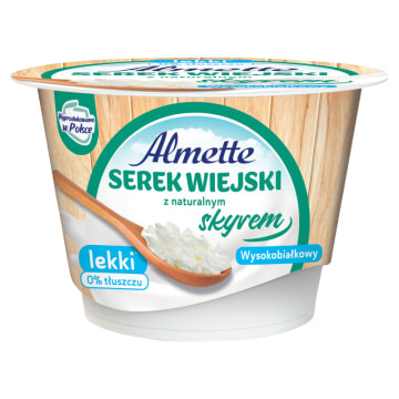 Serek wiejski z naturalnym skyrem