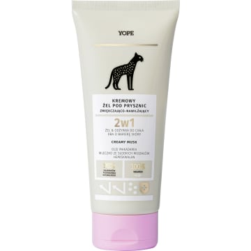 YOPE Creamy Musk Zmiękczająco-nawilżający kremowy żel pod prysznic