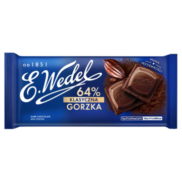WEDEL Czekolada klasyczna gorzka 64%