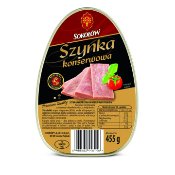 SOKOŁÓW Szynka konserwowa premium