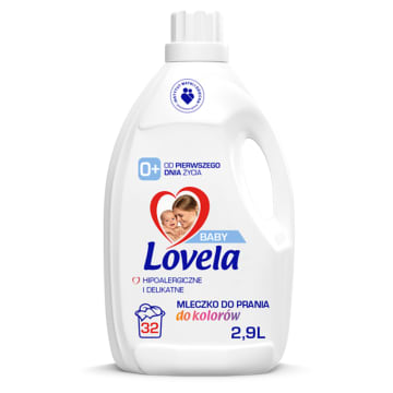 LOVELA Baby Mleczko płyn do prania koloru dla niemowląt i dzieci (32 prania)
