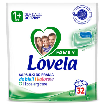 Kapsułki do prania białych i kolorowych tkanin 32 szt.