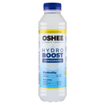 OSHEE HydroBoost Napój izotoniczny niegazowany o smaku cytrynowym