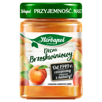 HERBAPOL Dżem brzoskwiniowy niskosłodzony