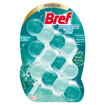 BREF Brilliant Gel Zawieszka do WC Górskie Jezioro 3x42g