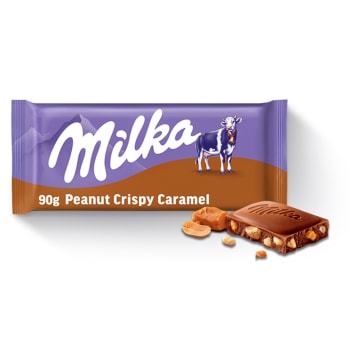 MILKA Czekolada mleczna Peanut Crispy Caramel