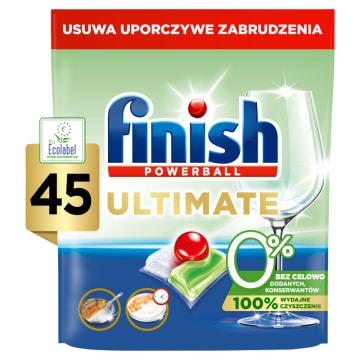 FINISH ULTIMATE 0% Kapsułki do zmywarki 45 szt.