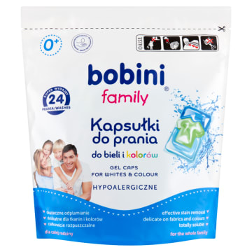 BOBINI Family Kapsułki do prania 24 szt.