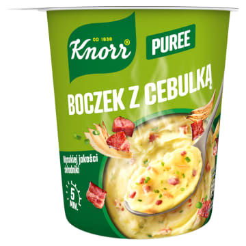 KNORR Puree ziemniaczane z boczkiem i cebulką w kubku