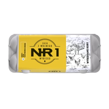 Jaja kurze z wolnego wybiegu (rozmiar M) - 10 szt.