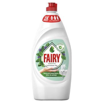 FAIRY Sensitive Płyn do mycia naczyń o zapachu mięty i drzewa herbacianego