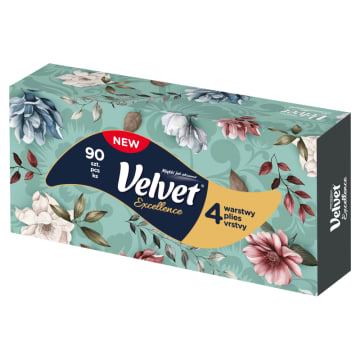 VELVET Excellence Chusteczki uniwersalne 4-warstwowe 90 szt.