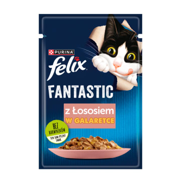 FELIX® Fantastic Karma dla kotów z łososiem w galaretce